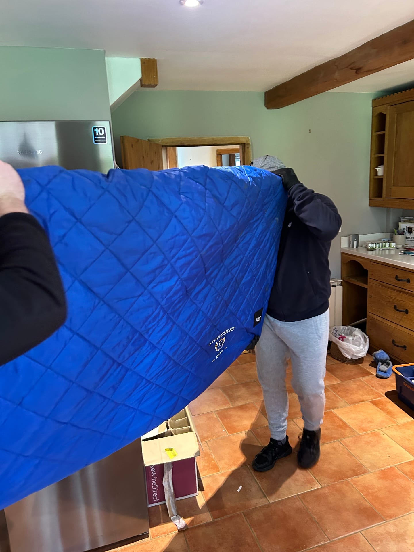 Home packed and ready to move